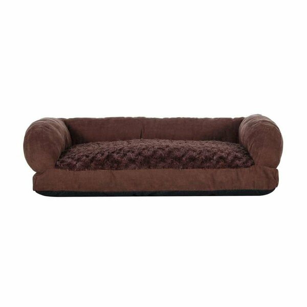 New Age Pet Buddys Memory Foam Dog Bed Cushion, Brown - Large CSH303L